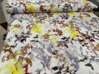 Baumwoll Elasthan Floral