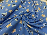 Jersey Anker und Segel Blau