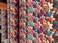 Sweat Stoff Flower Digital Druck