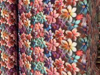 Sweat Stoff Flower Digital Druck