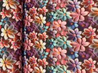 Sweat Stoff Flower Digital Druck