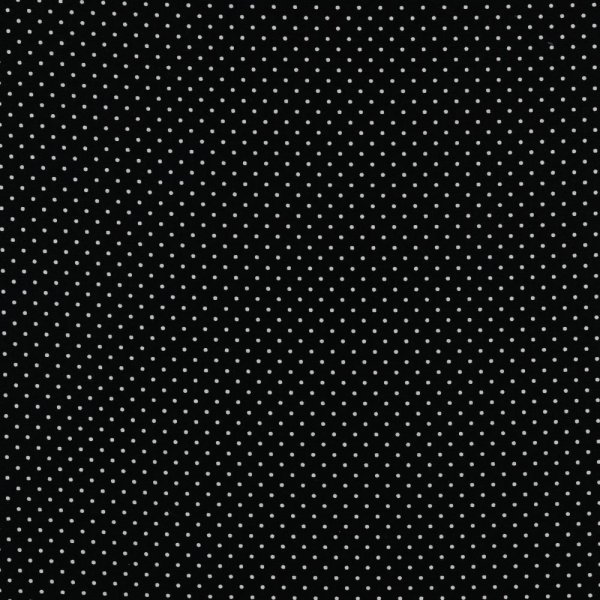 Baumwolle little dots black
