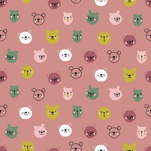 Baumwolle Animal Blush