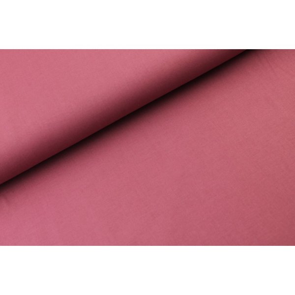 Uni Baumwolle Old Rose