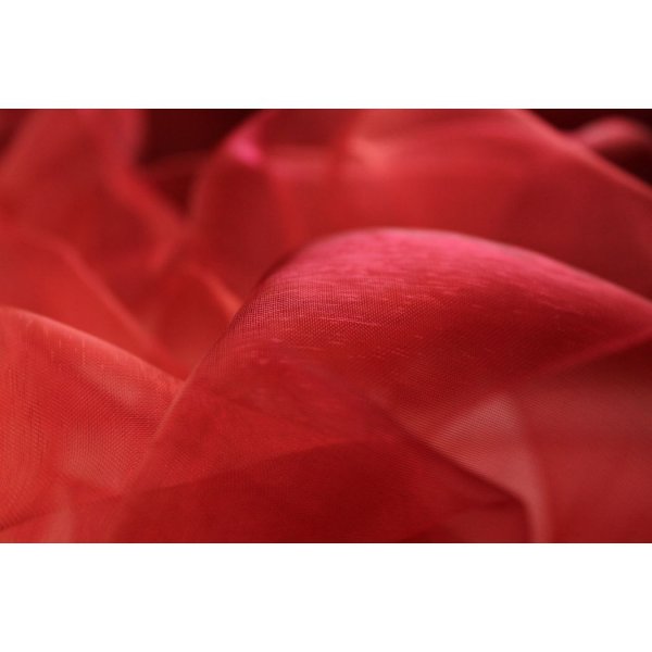 Organza Dark Red